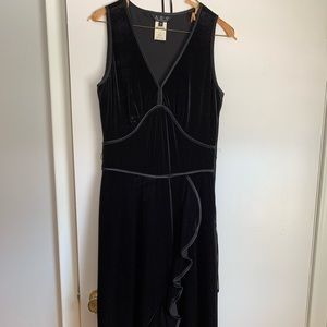 Formal dress black velvet